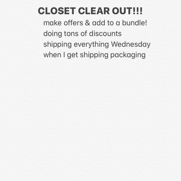 CLOSET CLEAR OUT - Picture 1 of 1